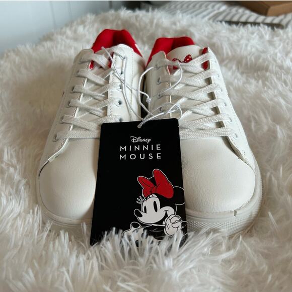 NEW Aldi Disney Minnie Mouse Sneakers – White/Red – Women’s Size 8 - Picture 4 of 7
